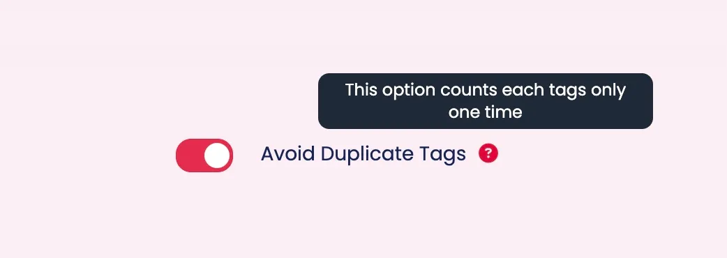 Evita tag duplicati: